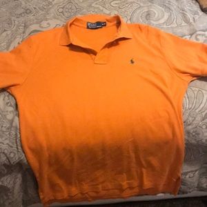 Orange Ralph Lauren polo